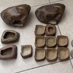 Reptile Bowls Hides And Wood