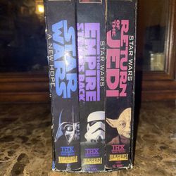 Star wars trilogy VHS 