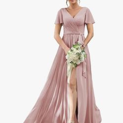 Bridesmaid  Dress Size 10  Dusty Rose