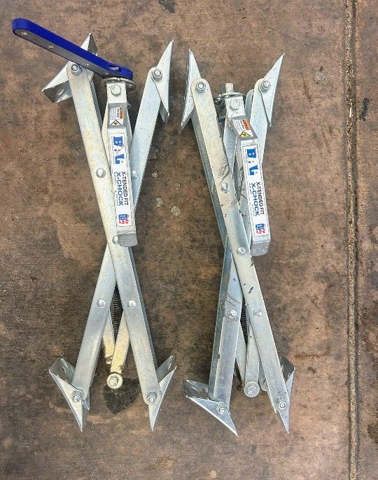 ADNIK BAL 28024 Double X-Tended Fit X-Chock Tire Stabilizing Chock - (Matching Pair of 28014)