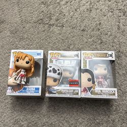 3 anime funk pops