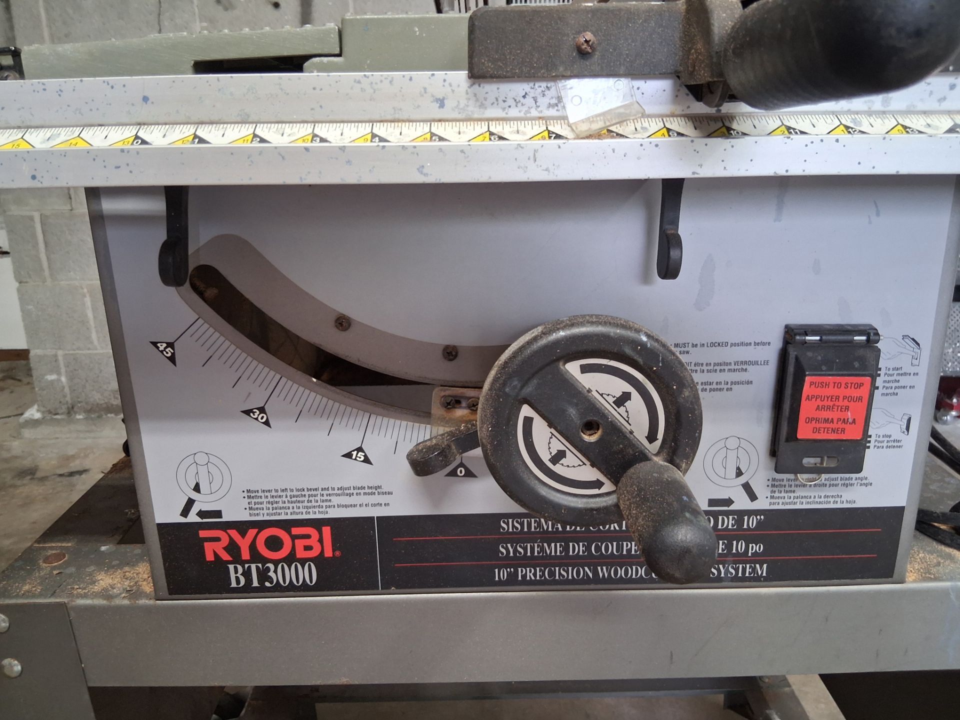 Ryobi table saw