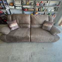 Brown Recliner Couch
