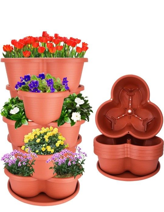 5 Tier Stackable Planter