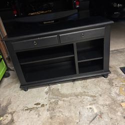 Real Wood. Black Entry Table