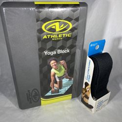 Yoga Block and 6ft Strething Strap