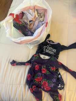 Carters children’s place baby girl 6-9 months bag of pijamas