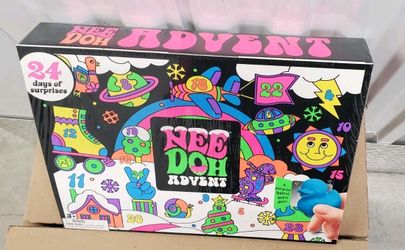 Schylling NeeDoh Squishmas Advent Calendar – 24 Days of Squishy Sensory Fidget T
