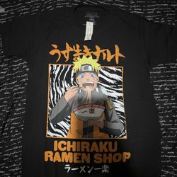 Naruto Ramen T-Shirt Size Small (34/36) Black