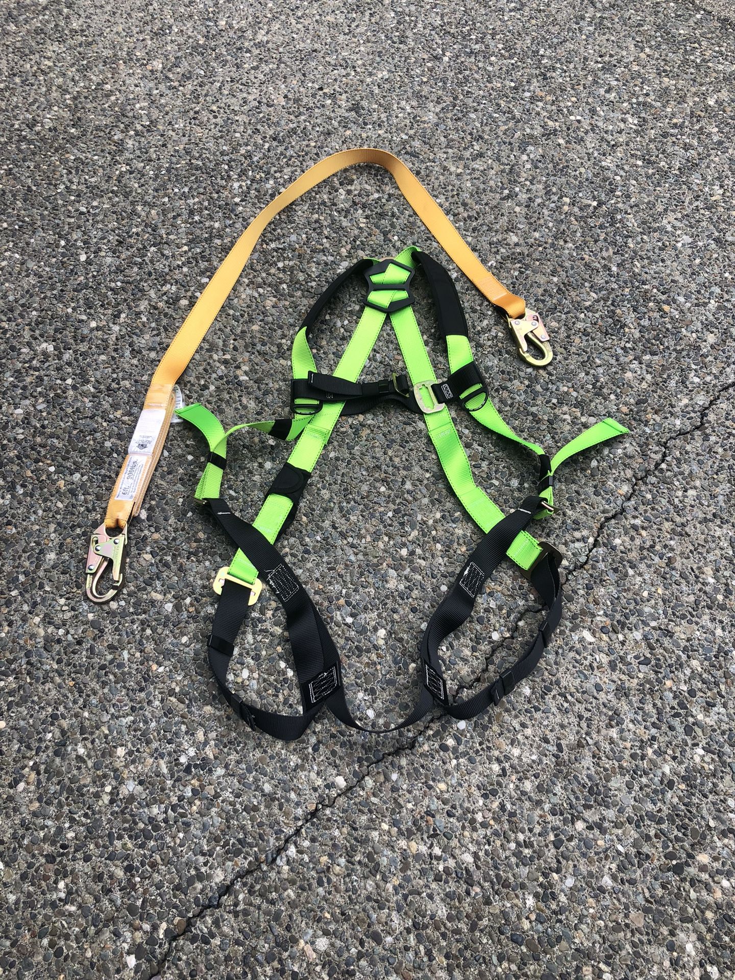 Safety Harness And lanyard