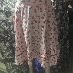 Rock Steady Strawberry Skirt