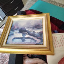 Thomas Kinkade Painting Autumn Gate