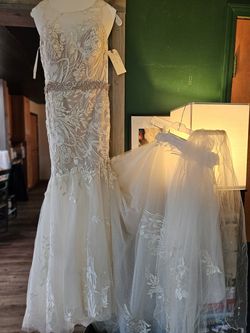Bridal Gown with Veil