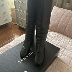 Chanel High Boots, Authentic.