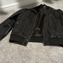  Men's Classic Leather Jacket