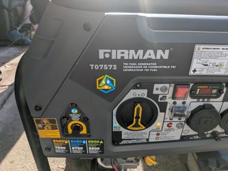 Firman T 07573 Tri-Fuel Generator