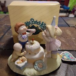 Vintage Cabbage Patch Kids Fine Porcelain Collectibles - The Birthday Party 5021