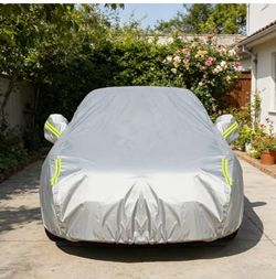 Car Cover XXL, Heavy Duty Full Car Cover, All Weather Protection, Dustproof, Sunscreen Heat Insulation, Tear-Resistant, Scratch-Resistant, Easy to Cle