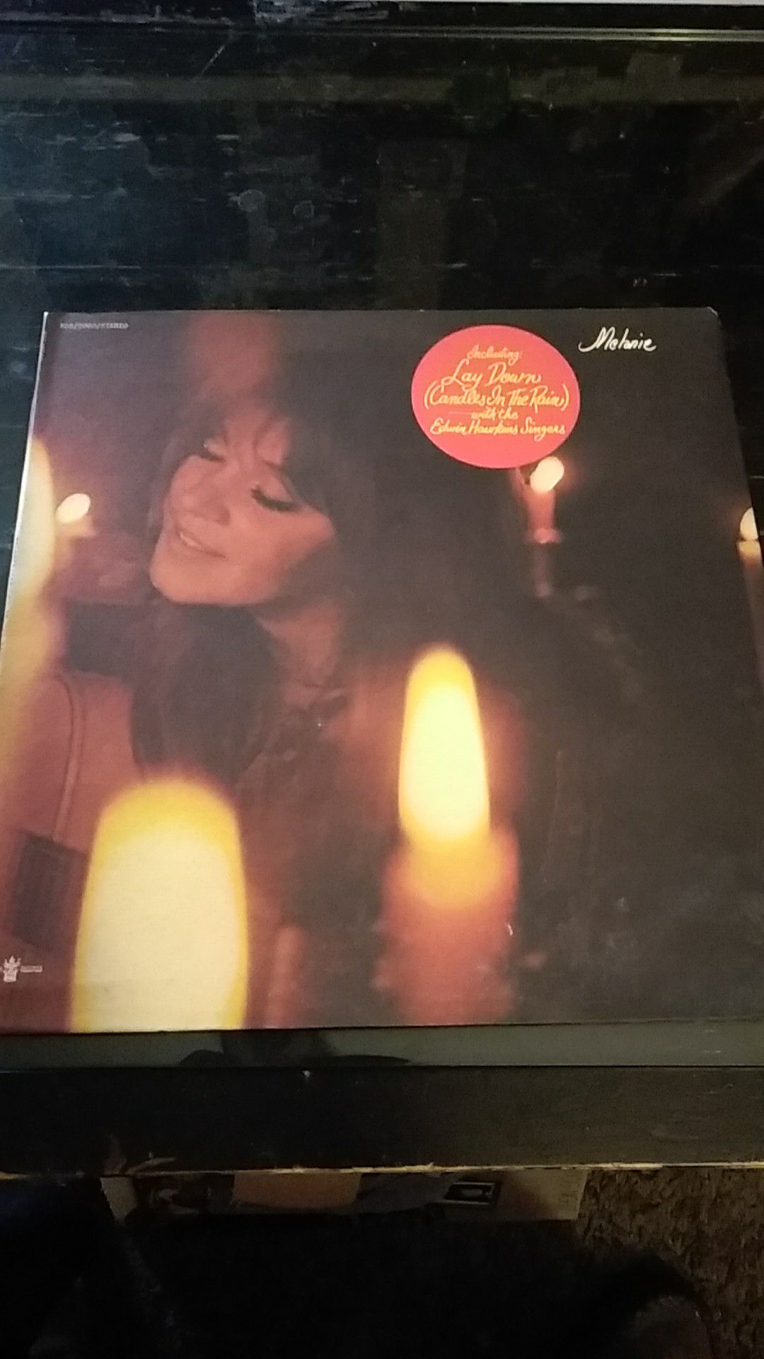 Melanie Lay Down Candles in the rain with Edwin Hawkins singers vinyl album