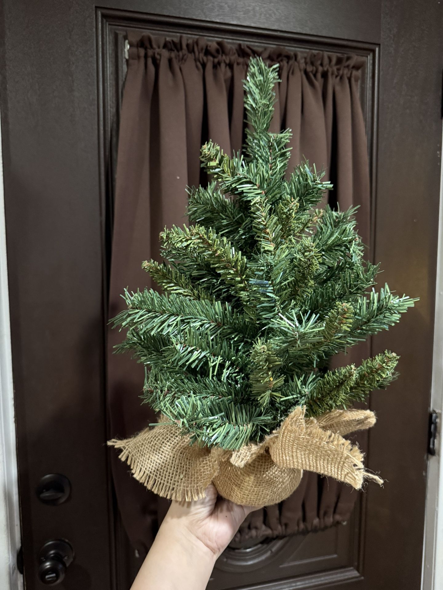 Small Artificial Christmas Tree Decor