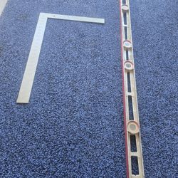 Framing Square and I Beam Level 