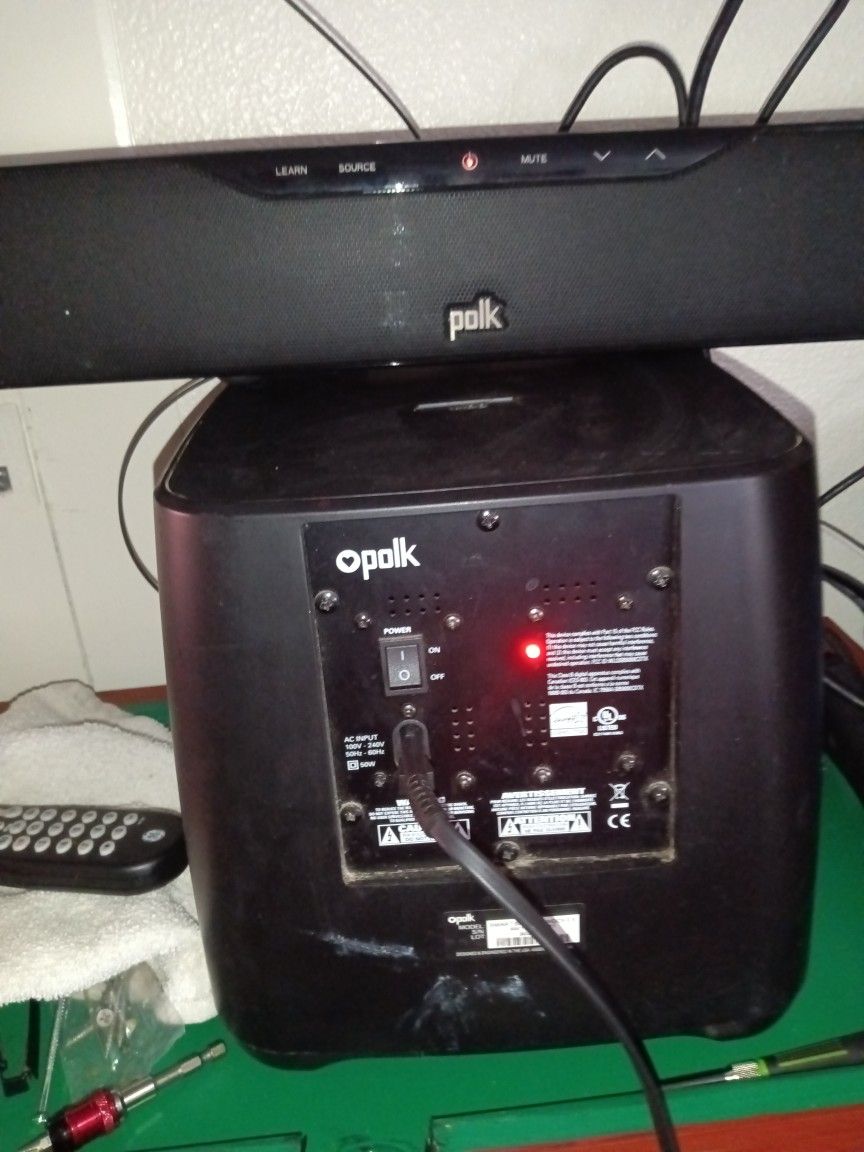 Polk Soundbar And Sub