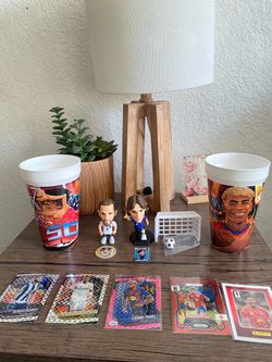 Soccer Collectibles Lot – Cards, Figures & Cups