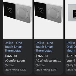 Daikin One Thermostat 