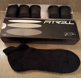 New 6 Pairs Of Black Size XL Ankle Socks For Men
