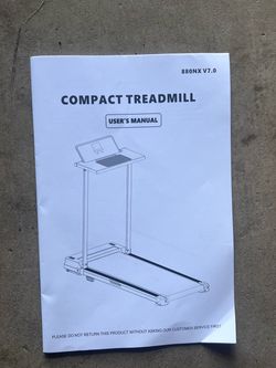 🇺🇸 COMPACT TREADMILL WITH WORK DESK  Walk, jog, exercise, or work from home!  ✅ Model: 880NX ✅ Speed: 0.6–7.6 MPH ✅ Supports up to 320 lbs ✅ 550W co