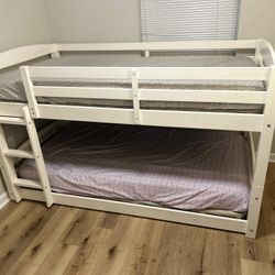 White Bunk Bed