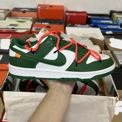 Nike Dunk Low Off White Pine Green 11 