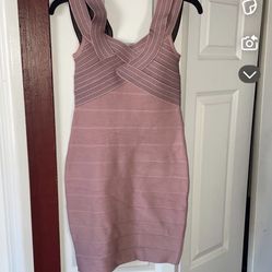 Bebe Pink Dress 