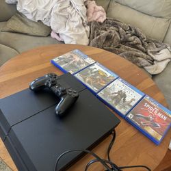 Black PS4 , Controller & Games