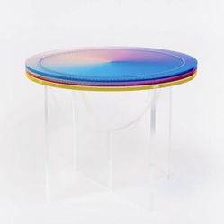 Felipe Pantone SUBTRACTIVE VARIABILITY CIRCULAR' SIDE TABLE 2