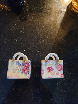 Porcelain Mini Shopping Bags