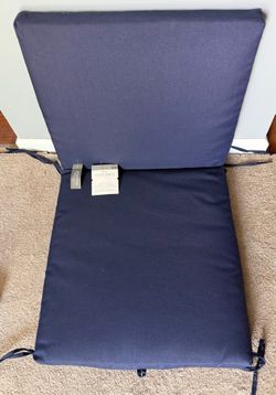 Navy chair cushion by Threshold