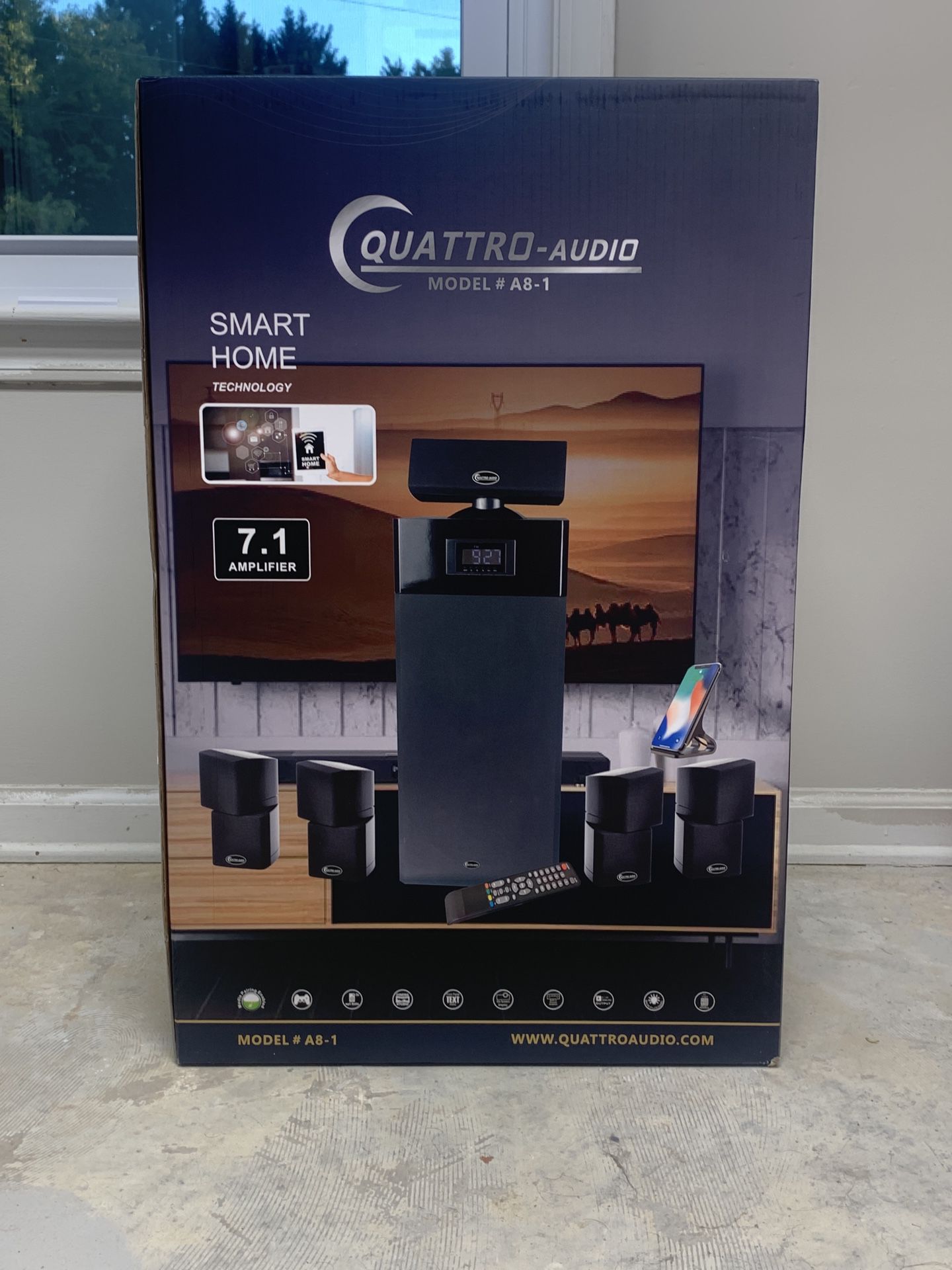 Quattro-Audio A8-1 7.1 Channel Surround Sound System