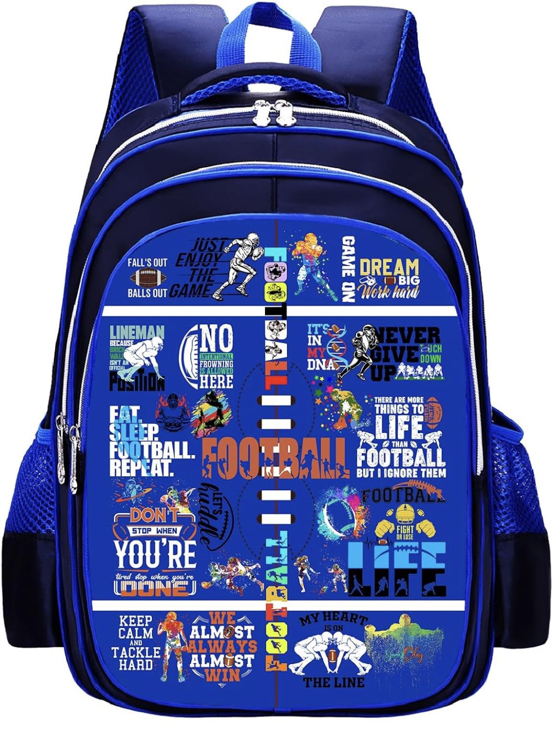  Football Backpack Laptop Backpack For Men Women