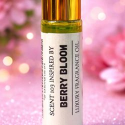 Berry Bloom Perfume Oil Roll-On 10ml Long Lasting Fruity Floral Musk  ⸻  Description:  Berry Bloom Musk is a sweet fruity-floral perfume oil laye