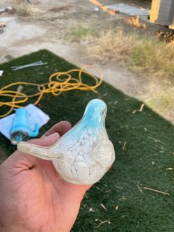Blown glass birds