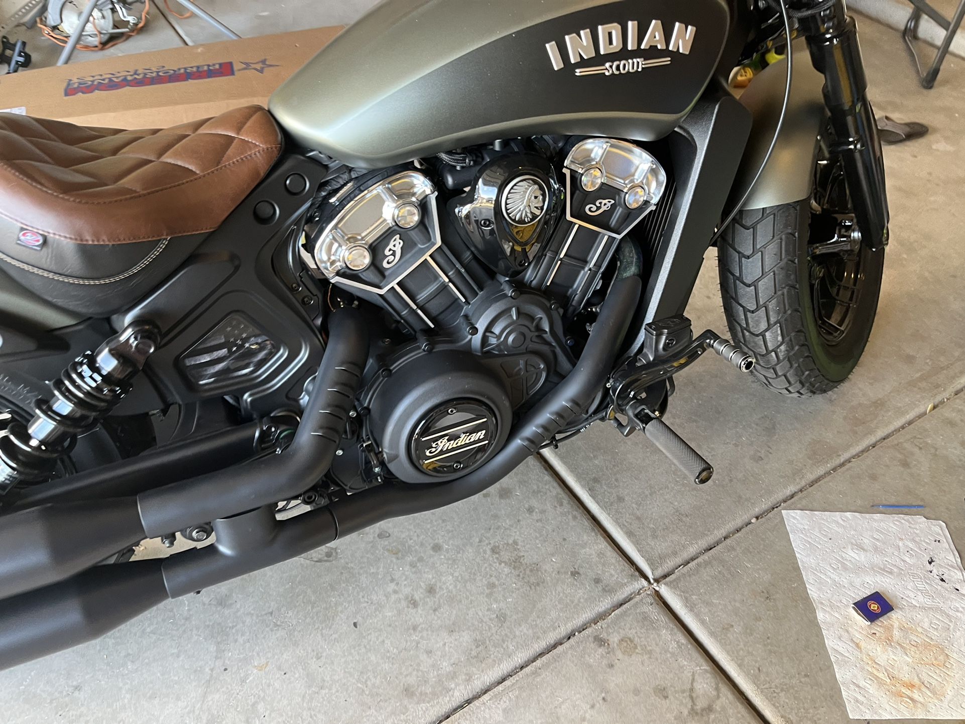 Indian Scout Bobber Black Heat Shields for Sale in Mesa, AZ - OfferUp