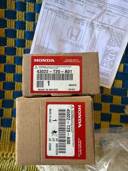 22 Honda civic sport front and rear brake pads
