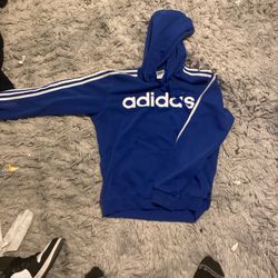 Blue Adidas Hoodie 