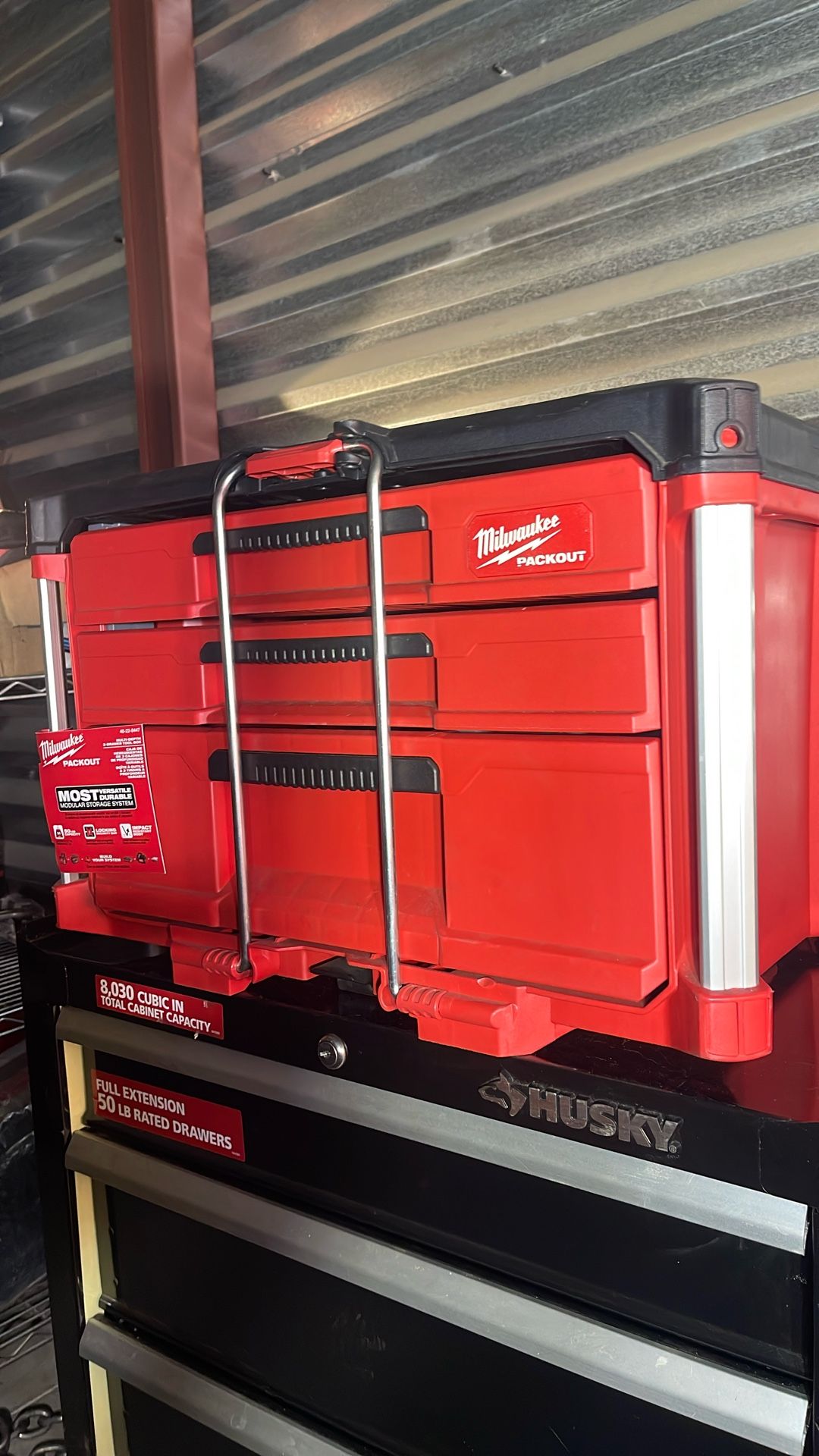 Milwaukee , Three Drawer , Tool Box , Pack Out