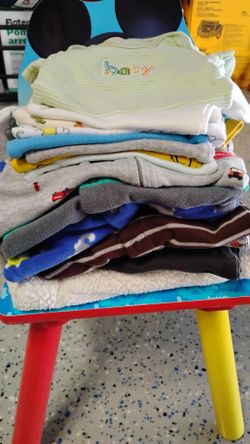 Bag of newborn clothes