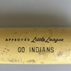ATTENTION INDIANS FANS—Souvenir Baseball Bat