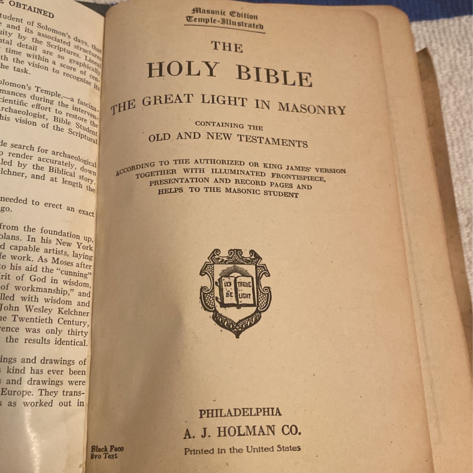 Masonic Bible for Sale in London, OH OfferUp