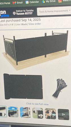 Balcony Privacy Screen (new, unopened)