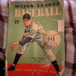 1946 Major League Baseball Book 